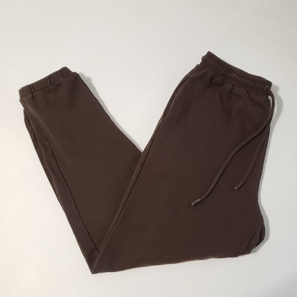 Meshki Pants - Meshki Brown High Waist Comfy Stretchy Sweatpants Medium